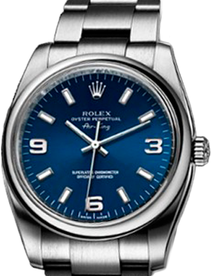 Rolex Архив Rolex Air-King 34mm Steel 114200 Blue