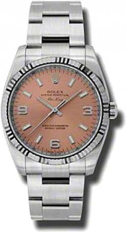 Rolex Архив Rolex Air-King 34mm Steel and White Gold 114234 pao