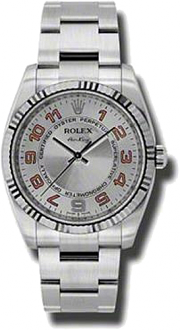 Rolex Архив Rolex Air-King 34mm Steel and White Gold 114234 scao