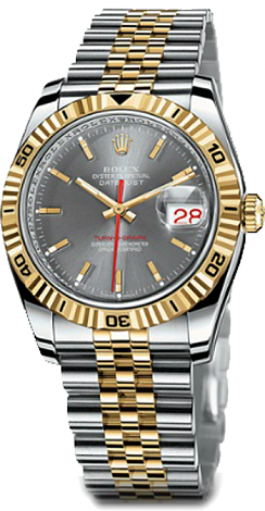 Rolex Архив Rolex Perpetual Datejust Turn-O-Graph 116263 Slate