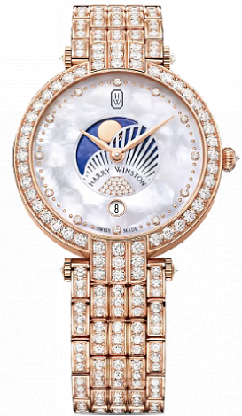 Harry Winston Premier Moon Phase 36mm PRNQMP36RR004