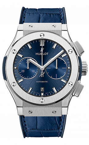 Blue Chronograph Titanium 42 mm 01