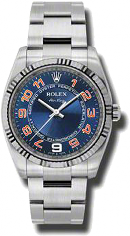 Rolex Архив Rolex Air-King 34mm Steel and White Gold 114234 blcao